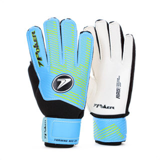 Luva de Goleiro Poker Campo Training Neo Junior Azul e Branco - Infantil em Oferta na Shopee