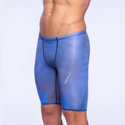 Jammer High Speed Slim Para Atletas Natação Maré Speedo - AZUL NOTURNO