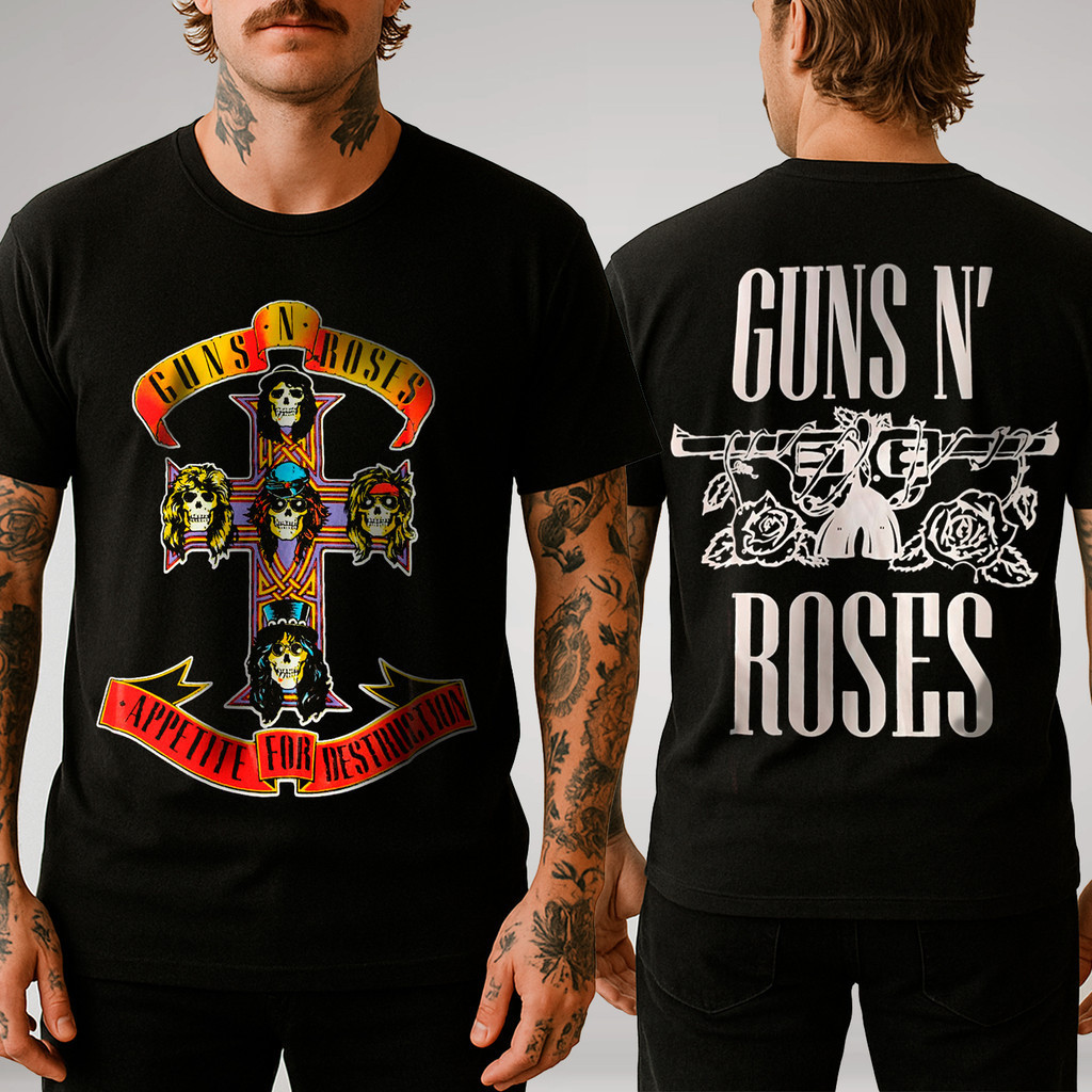 Camiseta Guns N Roses - Appetite For Destruction - Brutal Wear em Oferta na Shopee