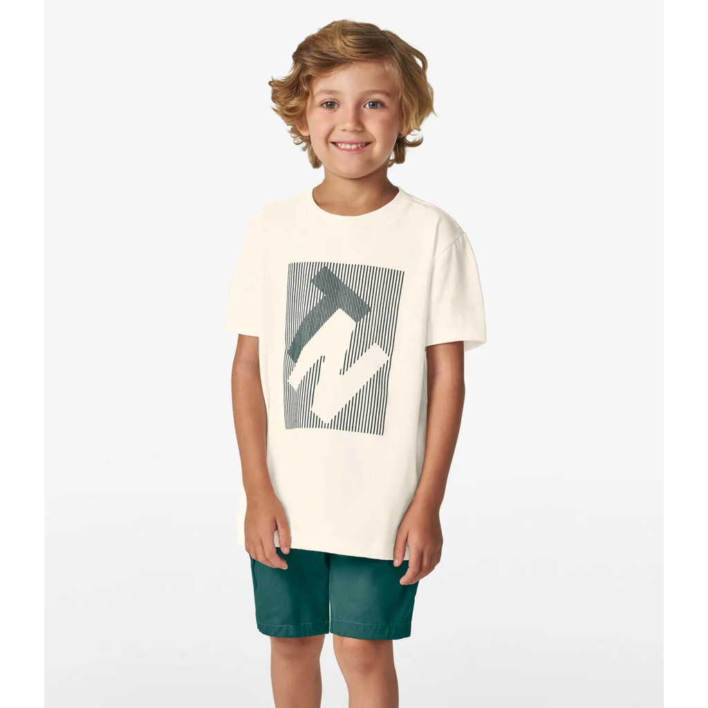 Conjunto Menino Camiseta com Bermuda Trick Nick Branco