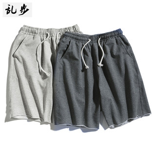 Shorts juvenis Street Wear ins esportes calças casuais soltas All-Match verão fino moletom de cinco pontos
