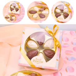 10 CAIXA COM BLISTER PARA 6 BOMBONS CELEBRAR 5807 ( PASCOA JANGO 2026 ) 5623