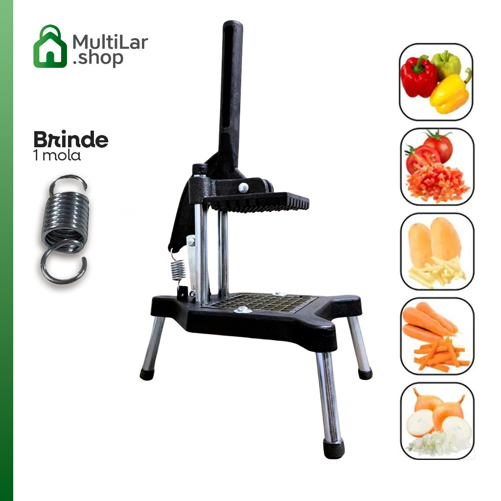 Cortador E Picador de  Legumes Frutas Batata Palito