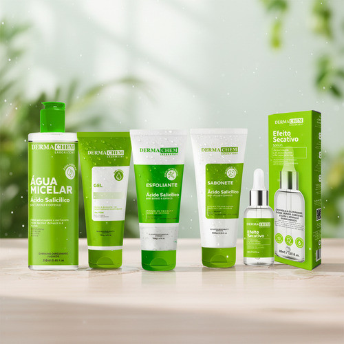 SkinCare Limpeza De Peles Oleosas E Acne cravos espinhas oliosidade efeito secativo acido salicilico