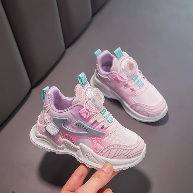 Tênis Infantil Couro Casual 4 Estações Antiderrapante p/ Meninas – Confortável para Volta as Aulas Rosa Tam 33