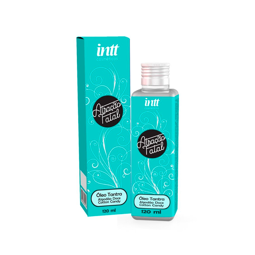 Óleo Corporal para Massagem Atração Fatal Algodão Doce 120ml