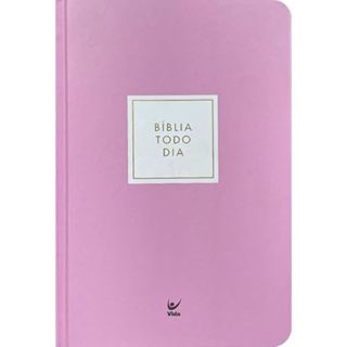 Bíblia Todo Dia | NAA | Espaço Para Anotações | Capa Dura Rosê em Oferta na Shopee