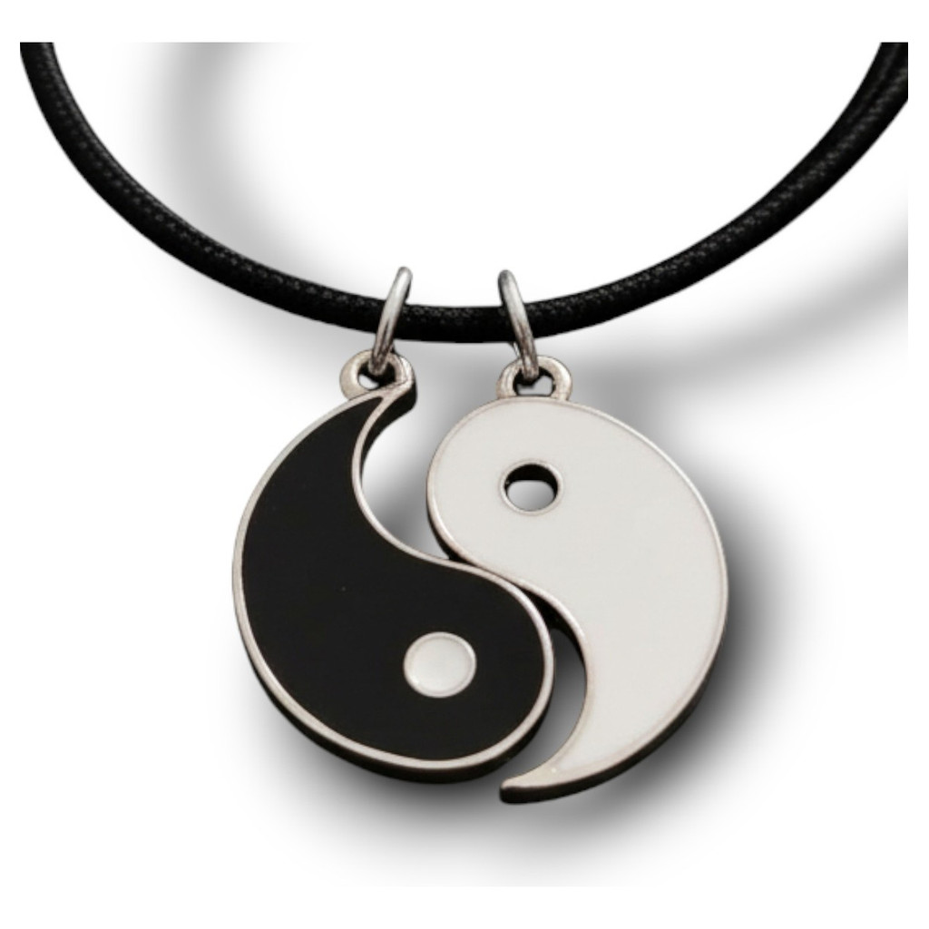 Kit Colar 2 Melhores Amigos(a) Yin Yang Friends Namorados