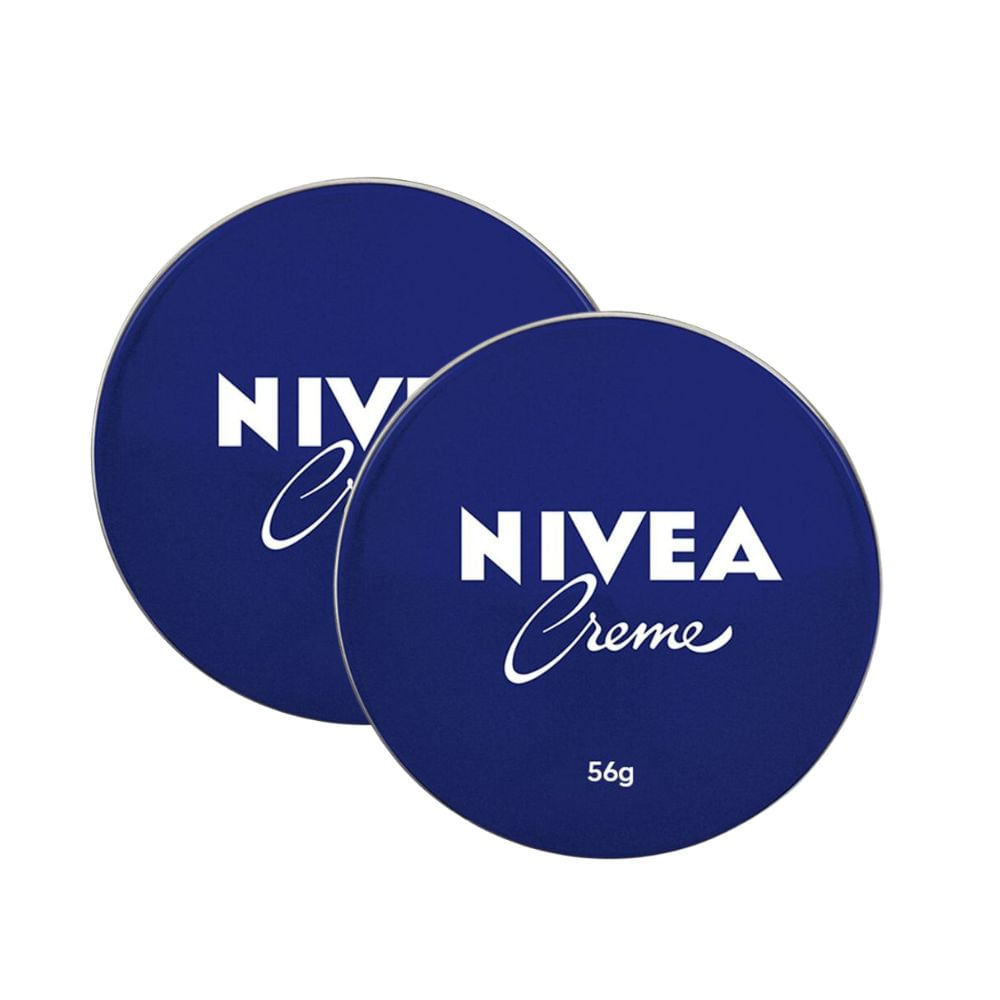 Kit 2 Creme Hidratante Nivea Lata com 56g em Oferta na Shopee