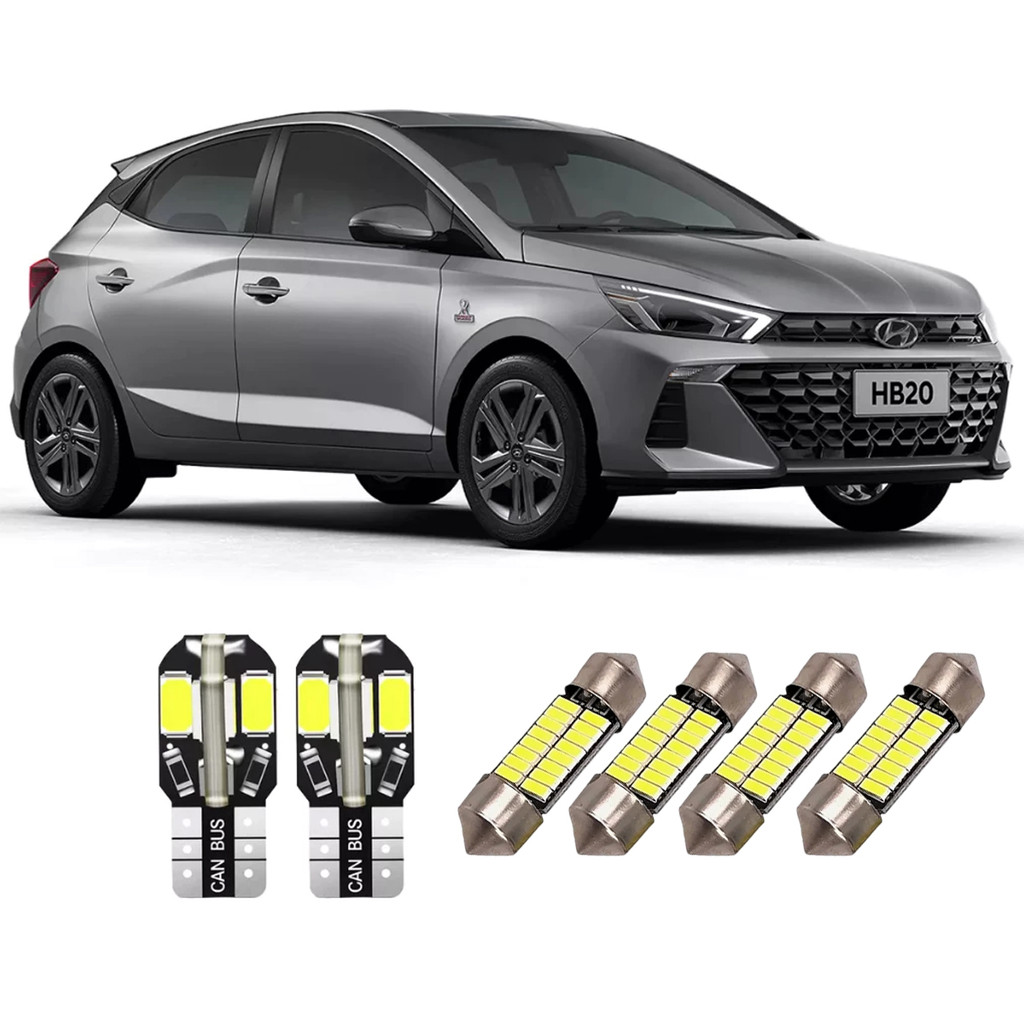 Kit Lampadas Led Internas Novo Hyundai Hb20 Sense Confort Platinum Limited 2020 2021 2022 2023 2024 2025 2026 em Oferta na Shopee