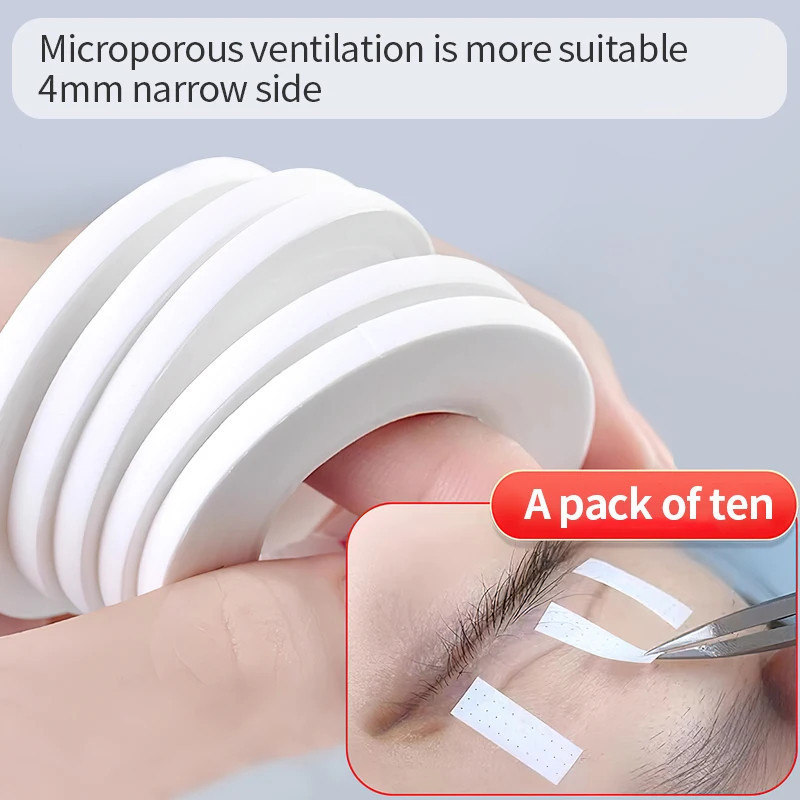 Fita Micropore Ultrafina Para Cílios e Sobrancelhas Adesiva Respirável Mini Fitas Adesivas — imagem 2 de 2