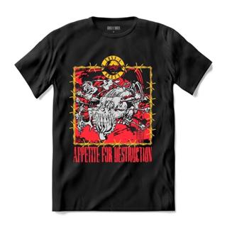 Camiseta Guns N' Roses - Appetite for Destruction Brown Tee em Oferta na Shopee