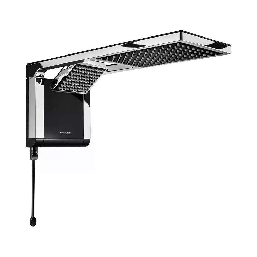 Chuveiro Lorenzetti Acqua Duo Eletrônica 7800W Preta Cromada 220V em Oferta na Shopee
