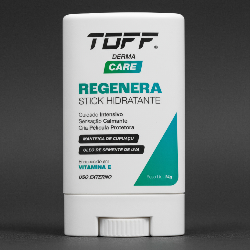 Toff Derma Care Regenera Stick Hidratante Cicatrizante Mãos 14g