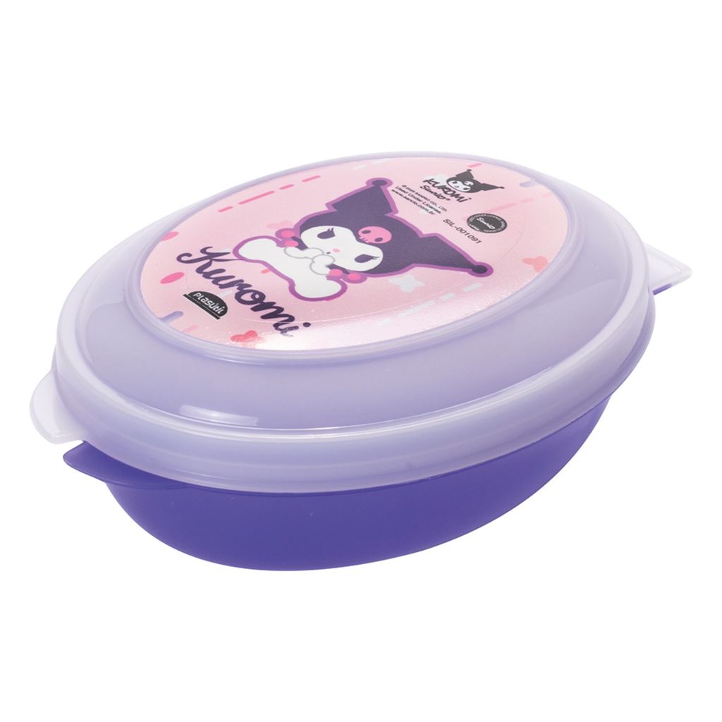 Saboneteira De Plástico C/ Tampa Fixa Kuromi Sanrio - Plasútil em Oferta na Shopee