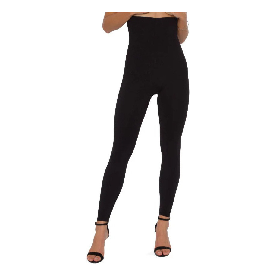 Legging Modeladora Plié Emana Cintura Alta Tecido Duplo Conforto Ameniza Celulite E Modela Abdômen