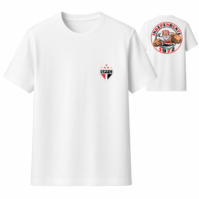 Camiseta São Paulo Tricolor SPFC Torcida Independente 100% Algodão Envio Rápido/Imediato Polar.clothing.store