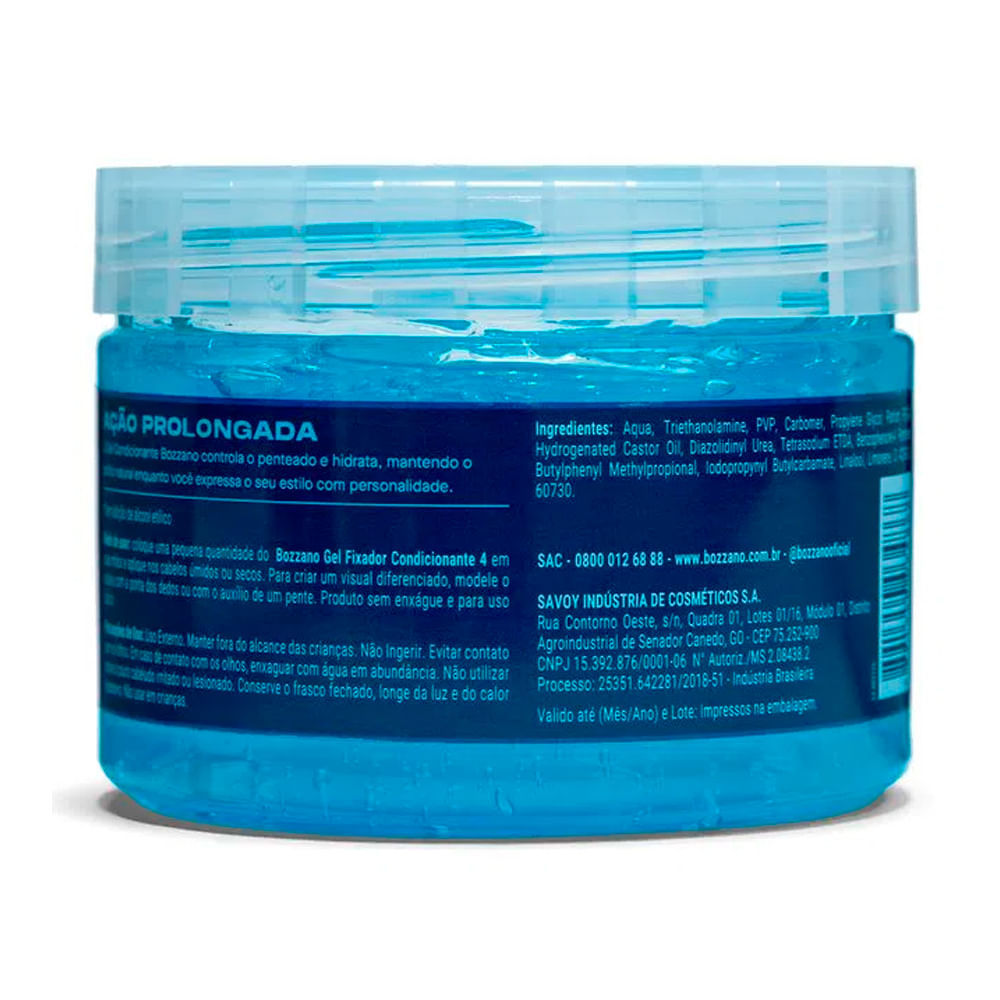 Gel Fixador Condicionante Bozzano Extra Forte 300g