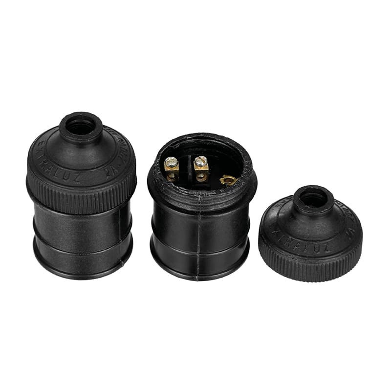 Kit 100 Soquete Sem Chave com Borne E27 Bivolt – Ideal para Montagem de Pendentes, Luminárias e Projetos Elétricos