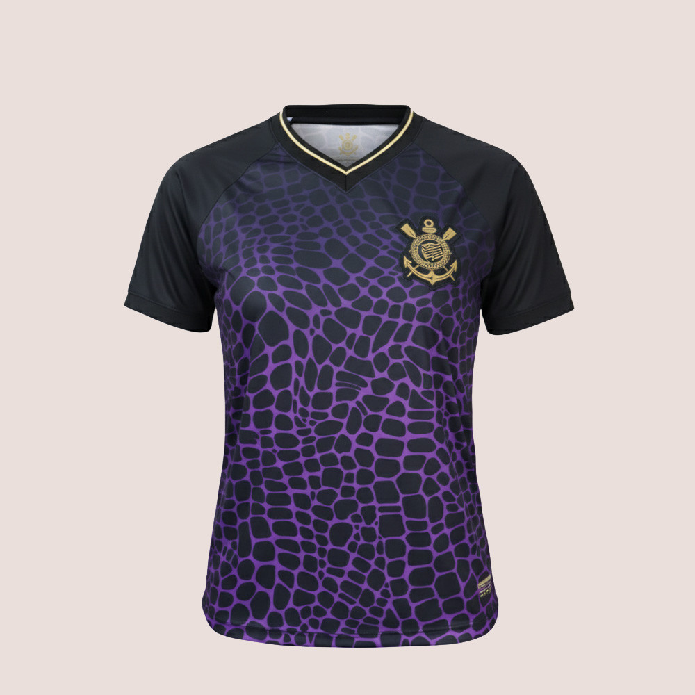 Camisa Feminina Corinthians Oficial Respeita as Minas Tecido Fresco com Ajuste Perfeito