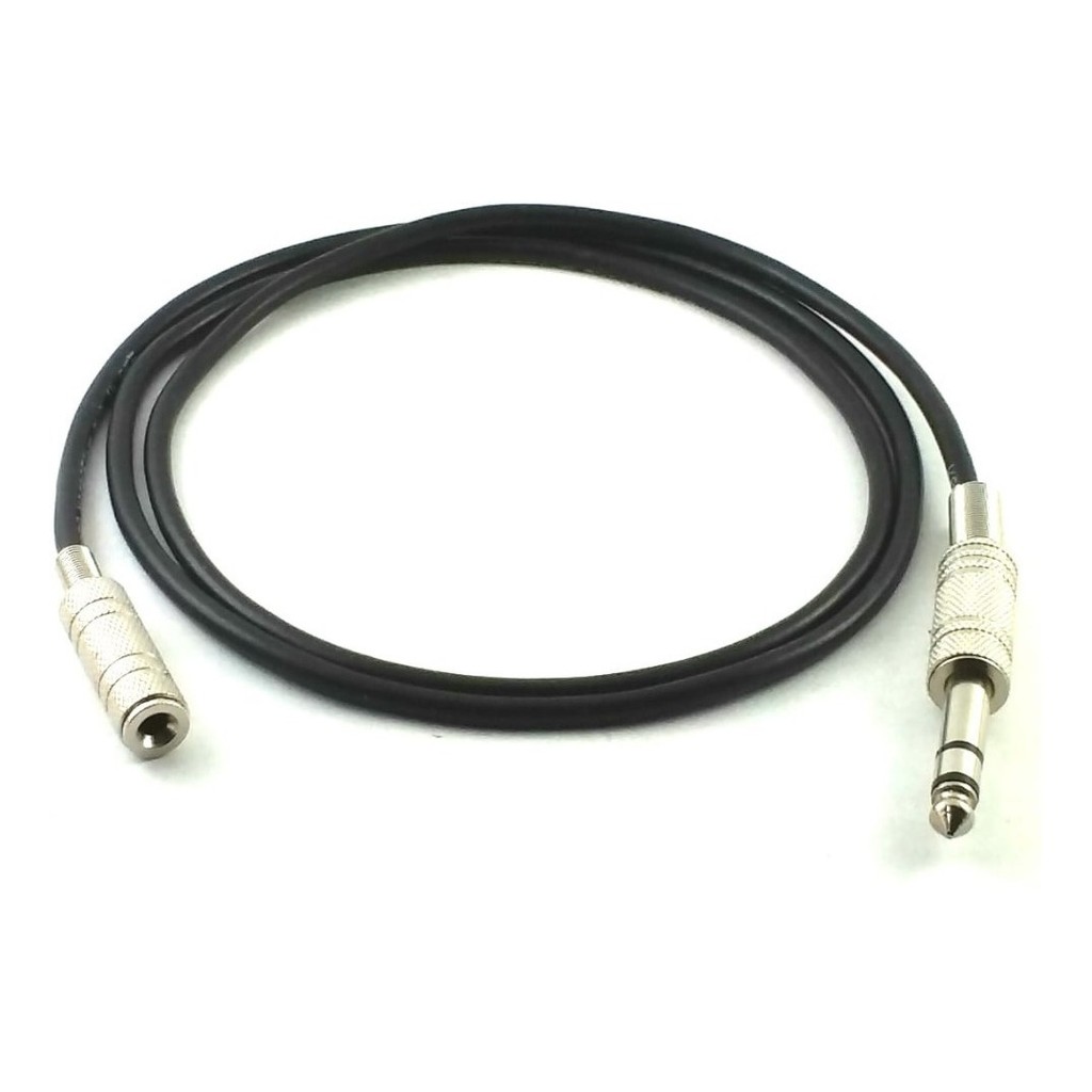 Cabo P10 Macho X P2 Stereo Fêmea ( Extensor ) 7 Metros