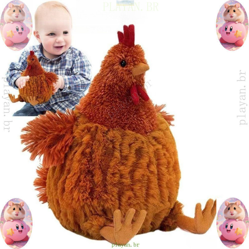 Jellycats Bonecos De Pelúcia De Frango , Cecil Chick Clooney Galo Simulação Boneca Bonito Bessie Animação Aniver em Oferta na Shopee