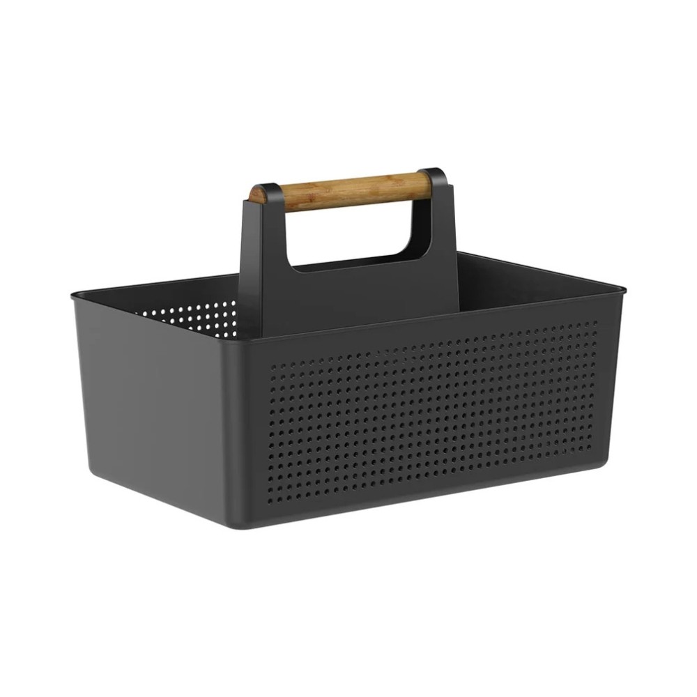 Organizador de Armário OU Flow 8L Preto – Cesto Multiuso com Alça em Oferta na Shopee