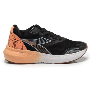 Tênis Corrida Feminino Diadora Vulcano II Preto e Rosa em Oferta na Shopee