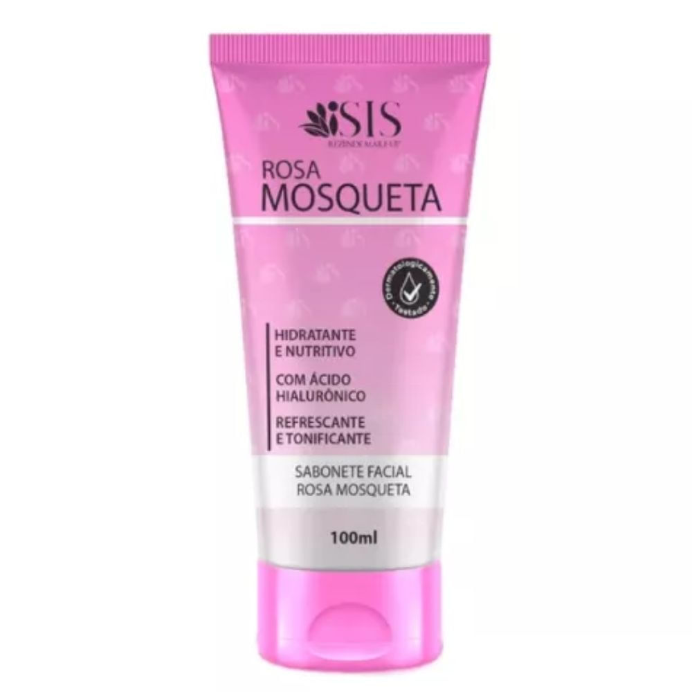 Sabonete Facial Rosa Mosqueta 100ml em Oferta na Shopee