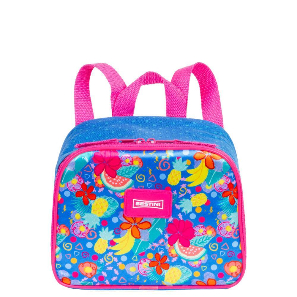 Lancheira Pequena Sestini M Plus Floral - Colorido em Oferta na Shopee