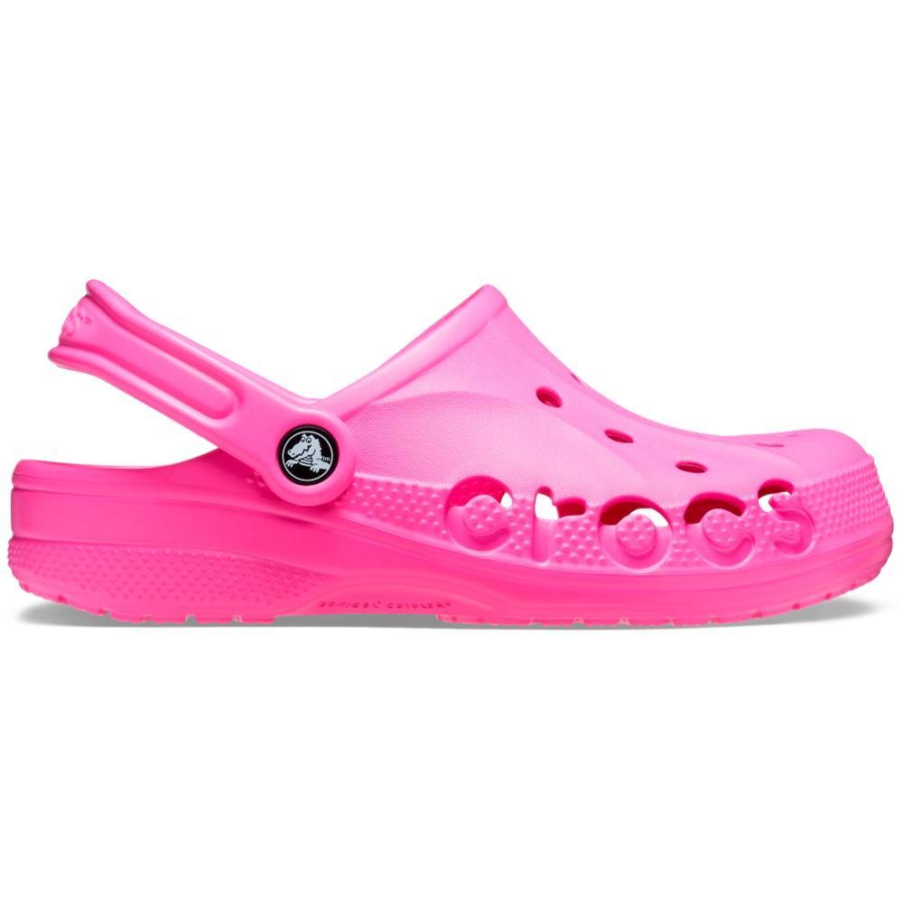 Sandália crocs baya electric pink em Oferta na Shopee