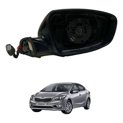 Retrovisor Direito Elétrico C/pisca Kia Cerato 2014 A 2019