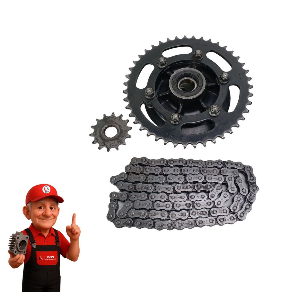 Kit Relação Coroa Corrente Pinhão Ninja 250 08/12 Original