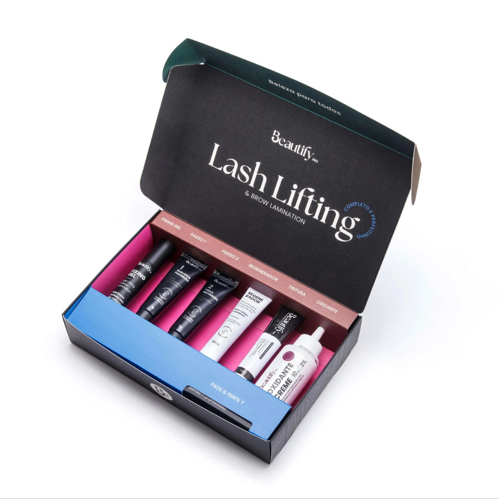 Kit Lash Lifting e Brow Lamination Completo - Beautify Pro em Oferta na Shopee