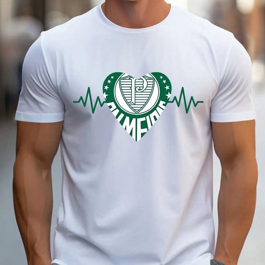 Camiseta Verdão Masculina MODELO TIME DE FUTEBOLL