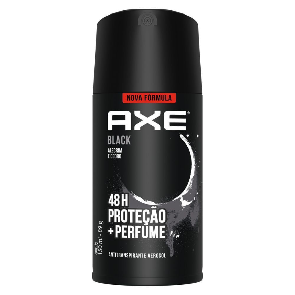 Desodorante Body Spray Aerosol Axe Black 150ml em Oferta na Shopee