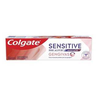 Creme Dental Colgate Sensitive Pro Alívio Imediato Gengivas 90g em Oferta na Shopee