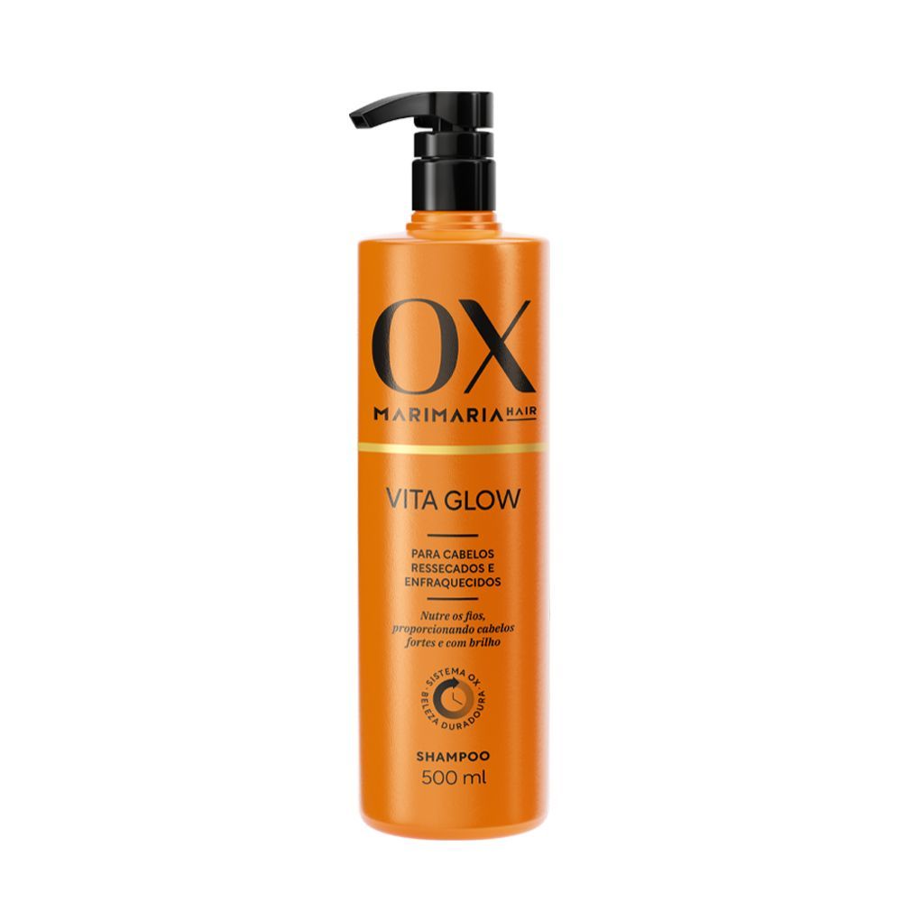 Shampoo Ox Mari Maria Vita Glow 500ml em Oferta na Shopee
