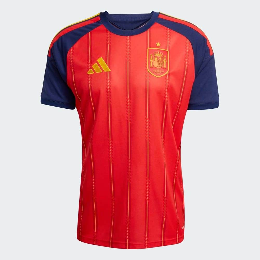 Camisa Espanha I Adidas Vermelha Oficial
