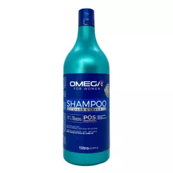 Shampoo Lisos e Leves Profissional Liso Prolongado Pós Progressiva 1 Litro Omega Hair
