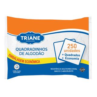 Algodão Triane Quadradinhos 250 Unidades em Oferta na Shopee