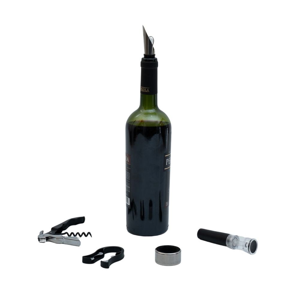 KIT 5 ACESSÓRIOS PARA VINHO - MOZCADA