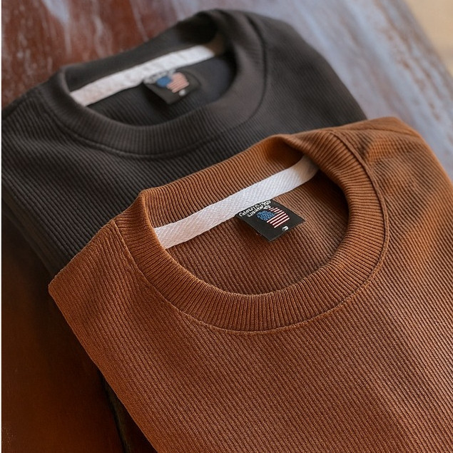 Kit de 2 Camisetas Oversized Texturizada Canelada Premium Estilo Casual Urbano Streetwear Baladeiro Gola Alta  Premium