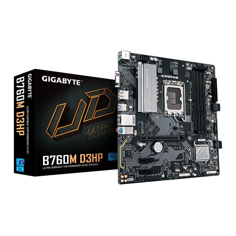Placa Mae Gigabyte B760M D3HP, DDR5, LGA1700, M-ATX, Chipset Intel B760, B760M-D3HP (Pichau Oficial)