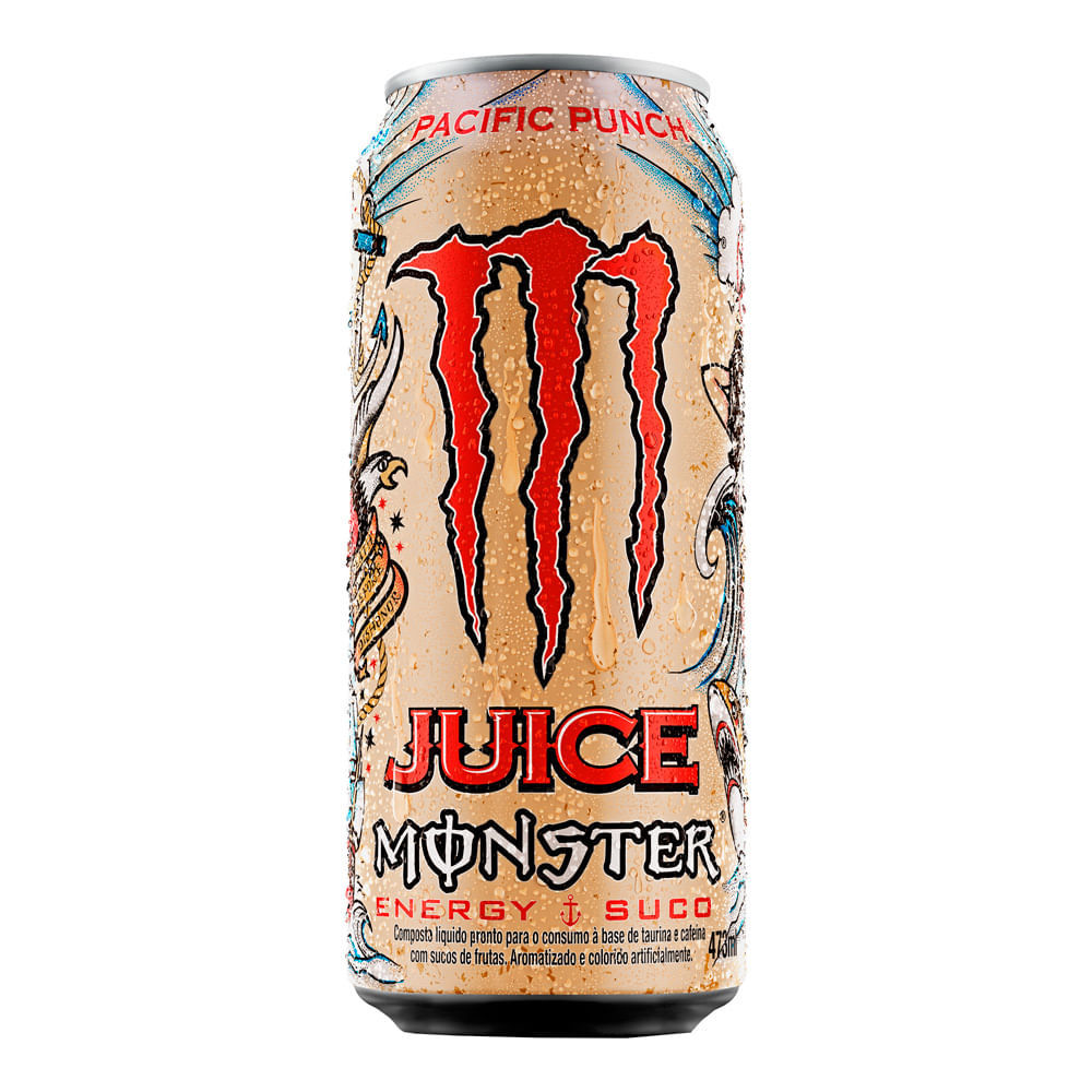 Energético Monster Energy Juice Pacific Punch 473ml em Oferta na Shopee