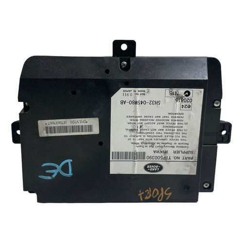 Tela Dvd Banco Tras Land Rover Sport 2008 8969 Preto