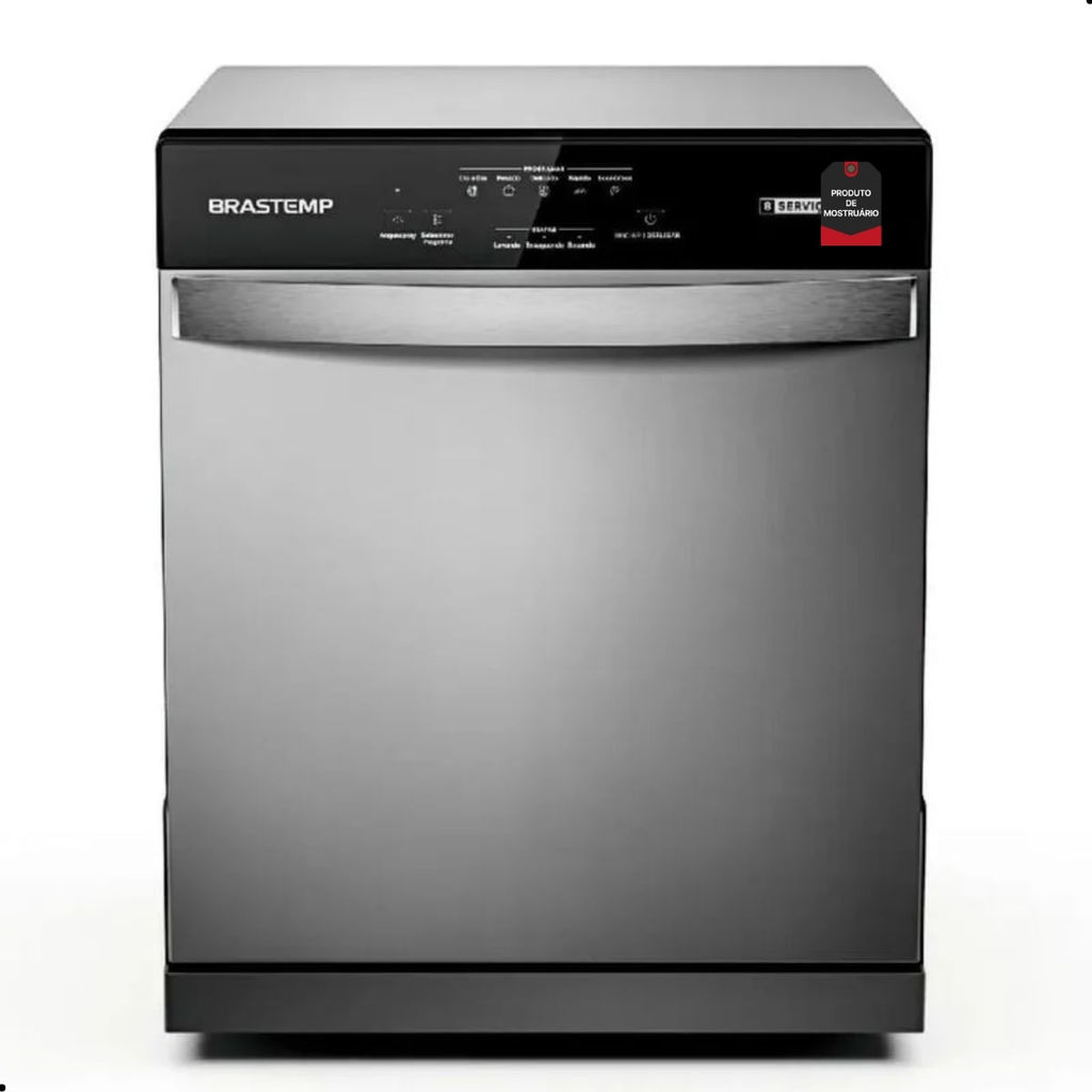 Lava-louças Brastemp (Mostruário) 8 Serviços Prata 110V 2-BLF08BSANA Outlet