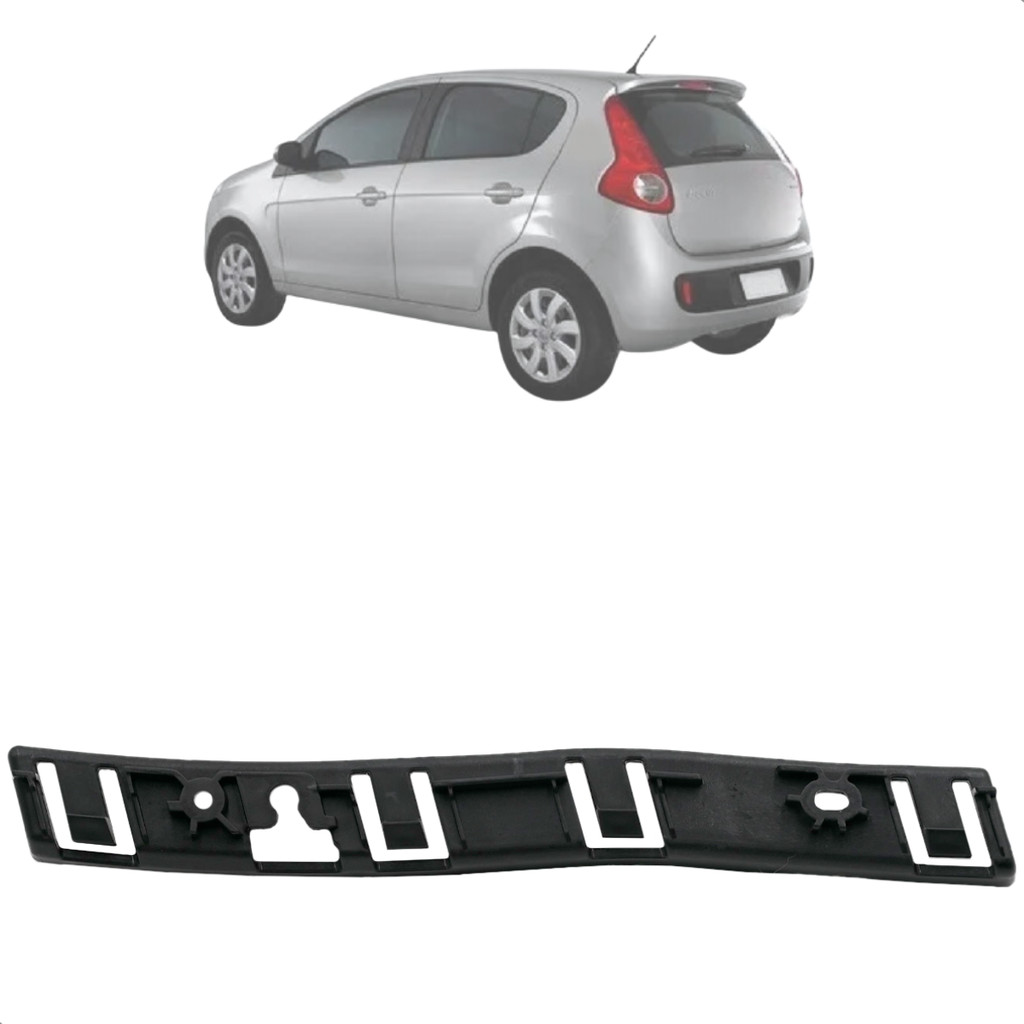Guia Suporte Para-choque Traseiro Fiat Palio 2012 2013 2014 2015 2016 2017