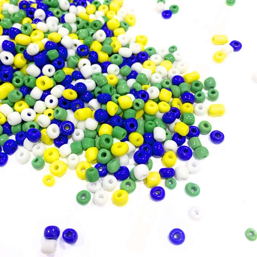 Miçangão 6/0 Leitoso Brasil Copa do Mundo 250g