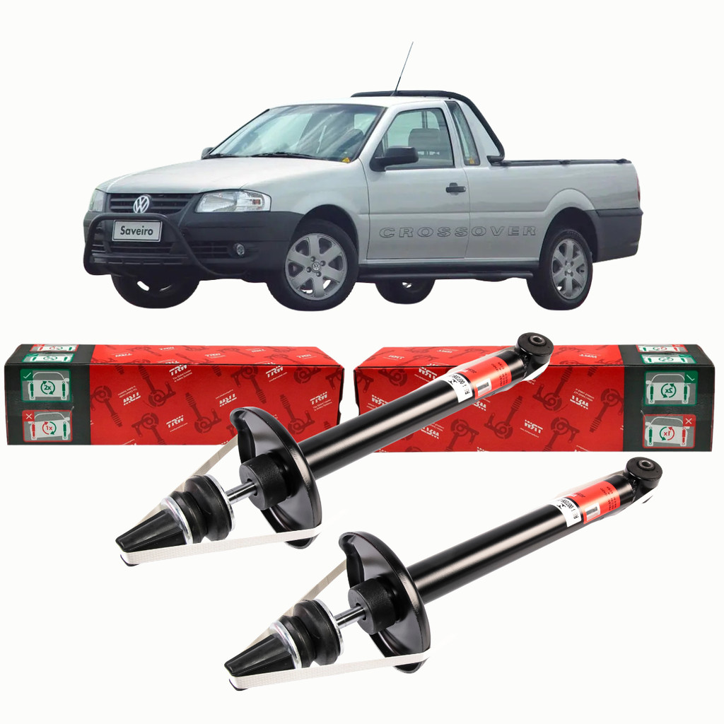 Imagem Par Amortecedor Traseiro Trw Saveiro Surf 1.6 1.8 2003 A 2009